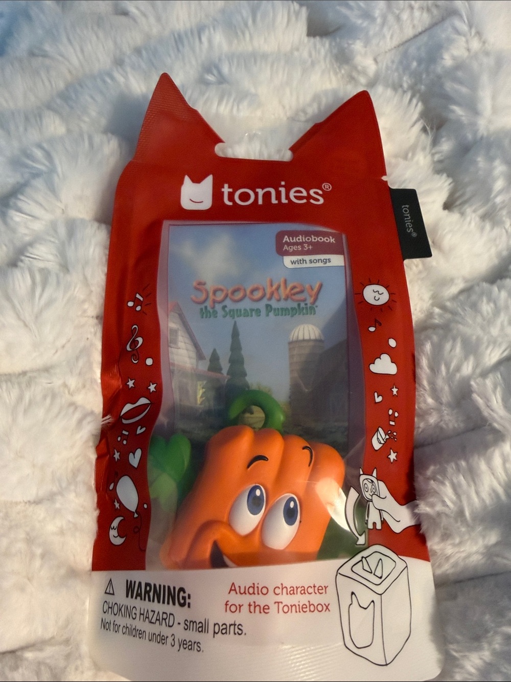 Tonies Spookley the Square Pumpkin Audio Figure - Orange & Green